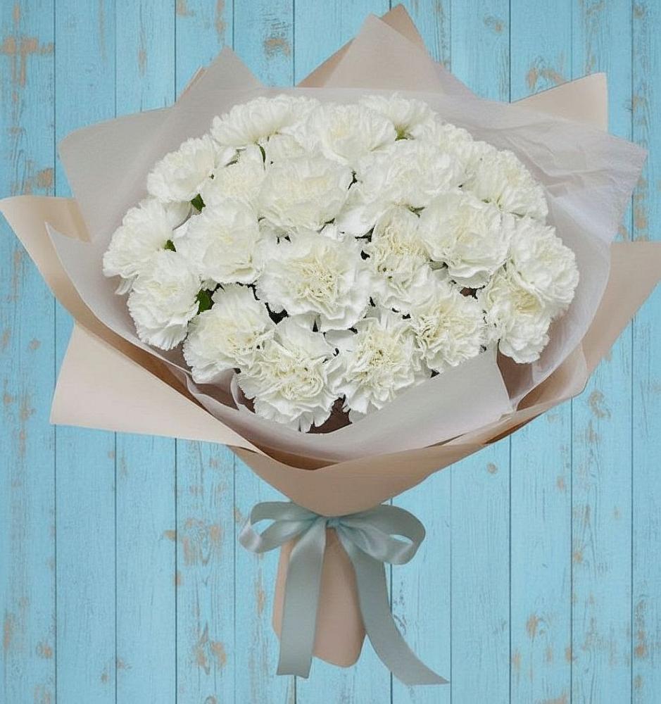 Букет цветов из: Гвоздики в Блечепсин