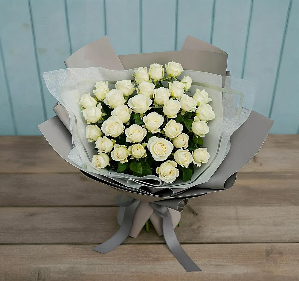 Букет Белоснежная нежность в Блечепсин