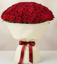 Букет 101 Красная роза Милано в Блечепсин