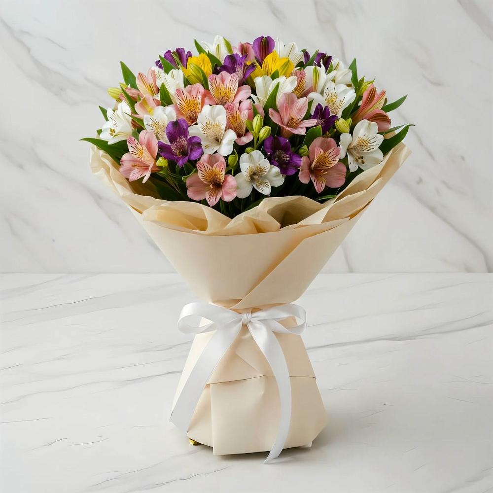 Букет цветов из: Альстромерии в Блечепсин