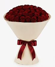 Букет 101 Бордовая роза Блэк Бакарра в Блечепсин