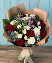 Букет цветов из:  Розы и Альстромерии в Блечепсин