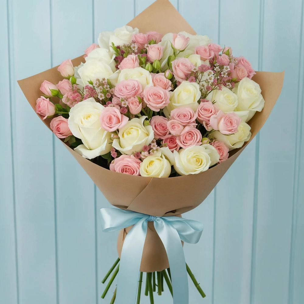 Букет цветов из: Розы в Блечепсин