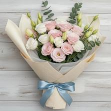 Букет цветов из:  Лизиантусы в Блечепсин