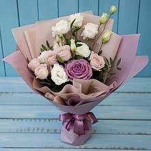 Букет цветов из:  Розы и Лизиантусы в Блечепсин