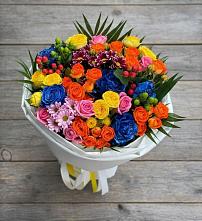 Букет цветов из:  Розы и Хризантемы в Блечепсин