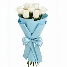 Букет 7 белых роз Проуд #REPLACE_PRED# Блечепсин