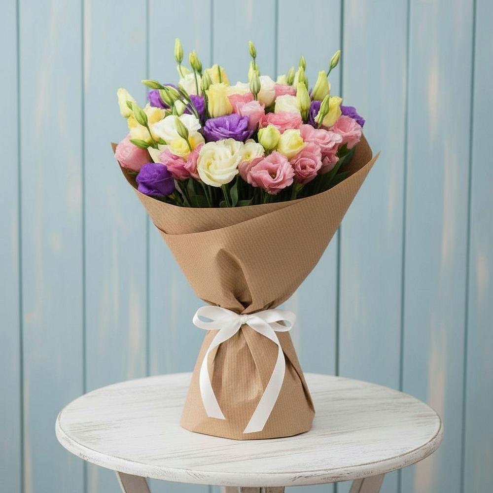 Букет цветов из: Лизиантусы в Блечепсин