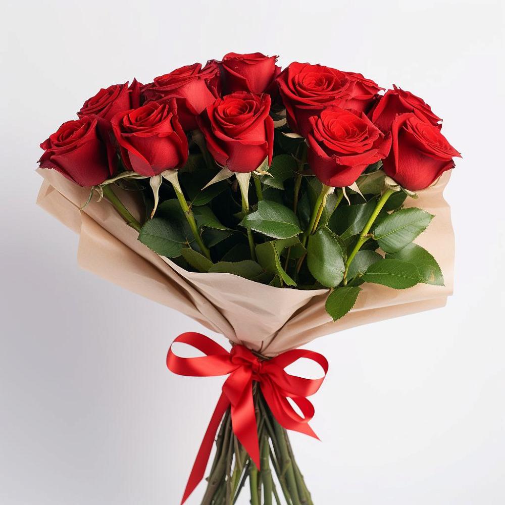 Букет 11 Красных роз Эдлесс Лав в Блечепсин