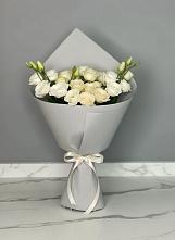 Букет цветов из:  Розы и Лизиантусы #REPLACE_PRED# Блечепсин